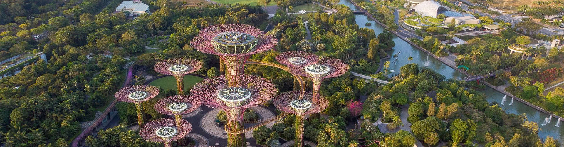 Southeast Asia aerial image of city