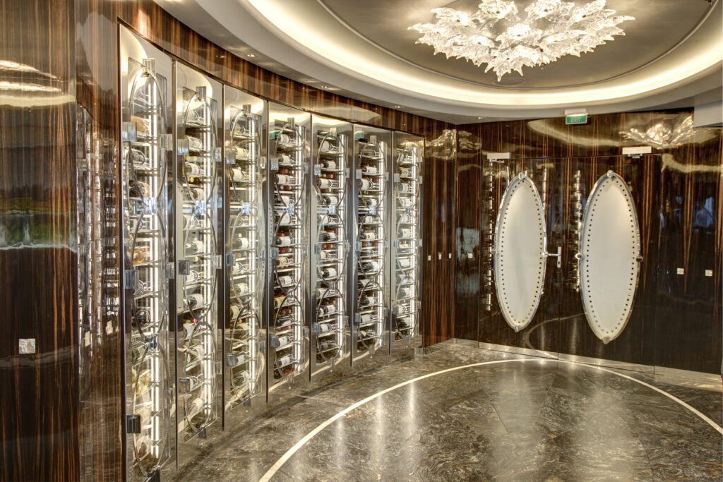 Fancy wine cellar