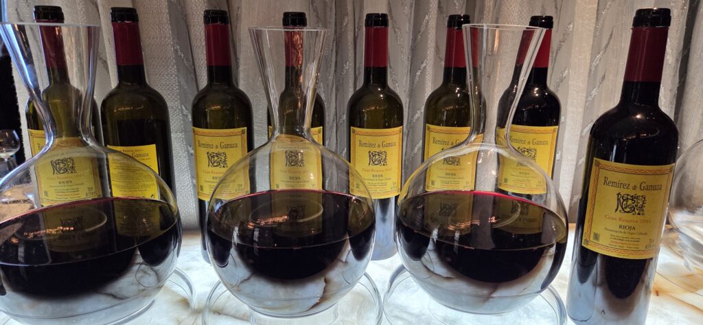wine pouring glasses
