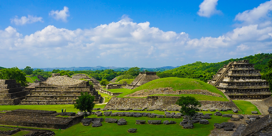 Old pyramids in Veracruz, Mexico