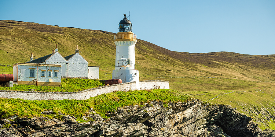 old lighthouse in Scotland