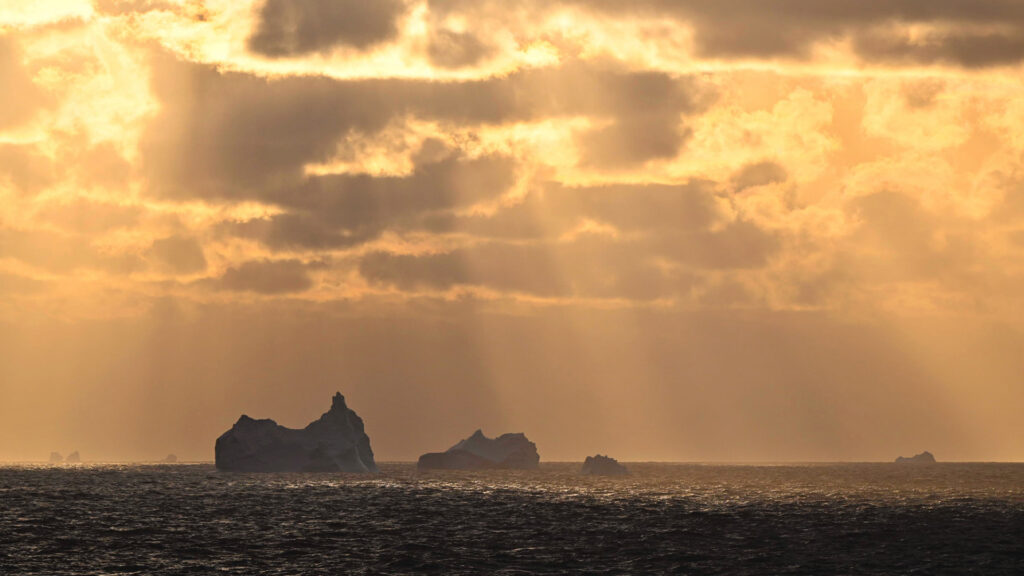 Sunonclebergs at sunset