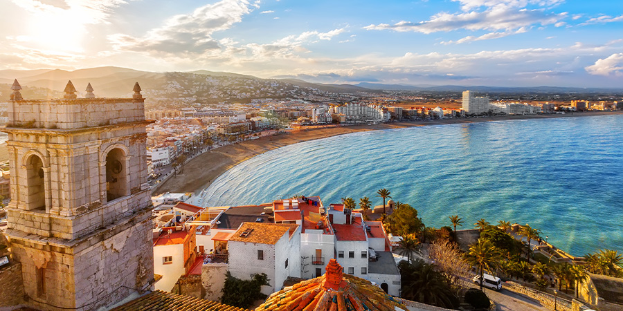 Aerial view of Valencia, Spain