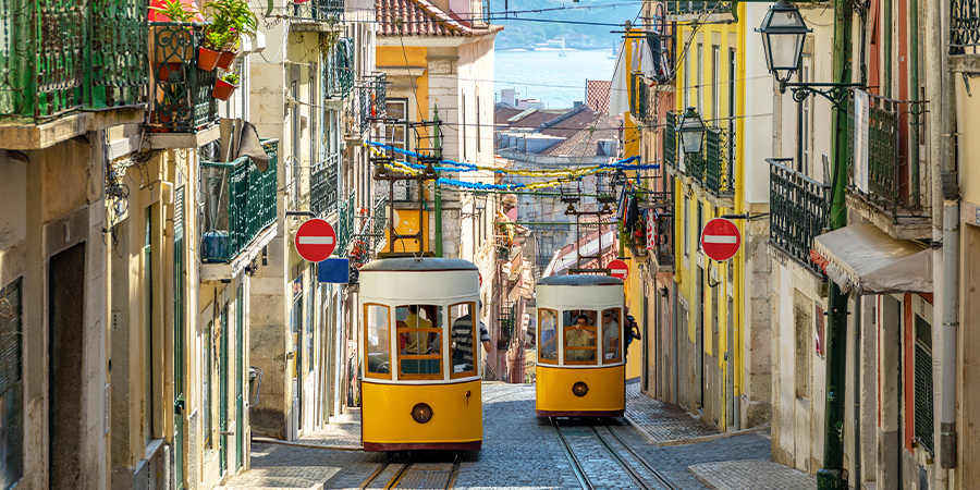Street View in Lissabon, Portugal​