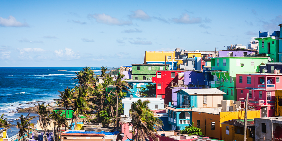 Luftaufnahme von San Juan, Puerto Rico​