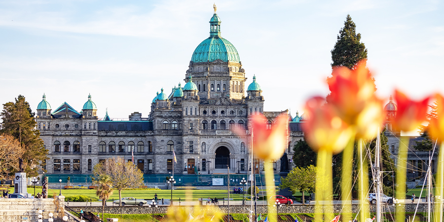 historisches Gebäude in Vancouver, Kanada
